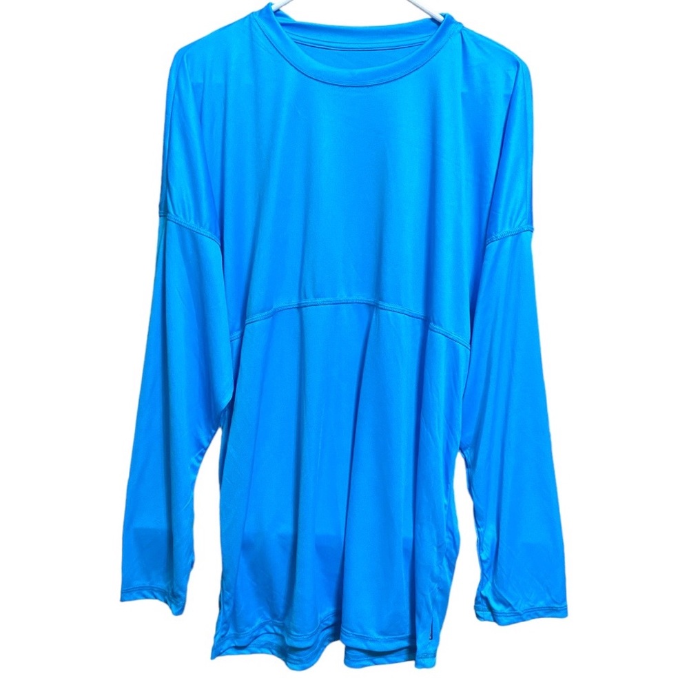 Spirit Jersey Liquid Knit Swim Coverup Top L